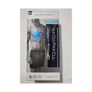 men's knit boxer Beverley hills polo club XL